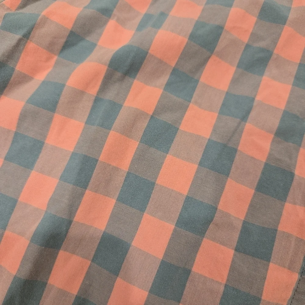J. Crew Mens Slim 100% Cotton Fit Long Sleeve Plaid Button Down Shirt SZ Small